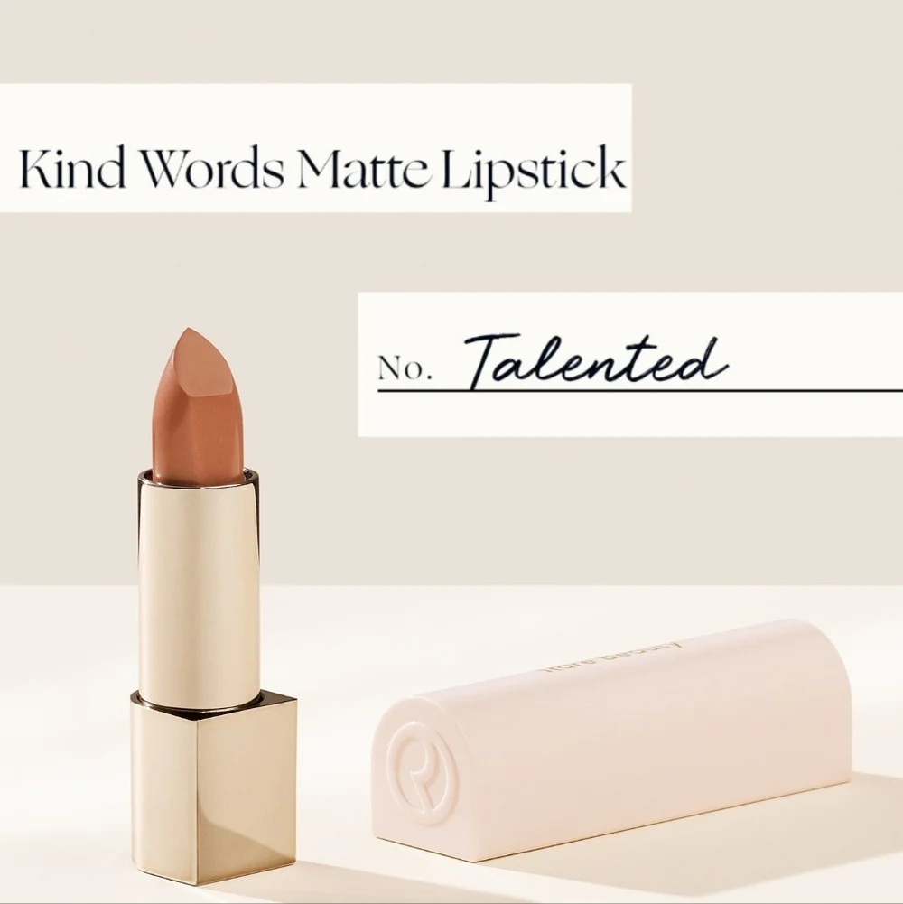 Rare Beauty Kind Words Matte Lipstick Talented Neutral Beige Brand New In Box